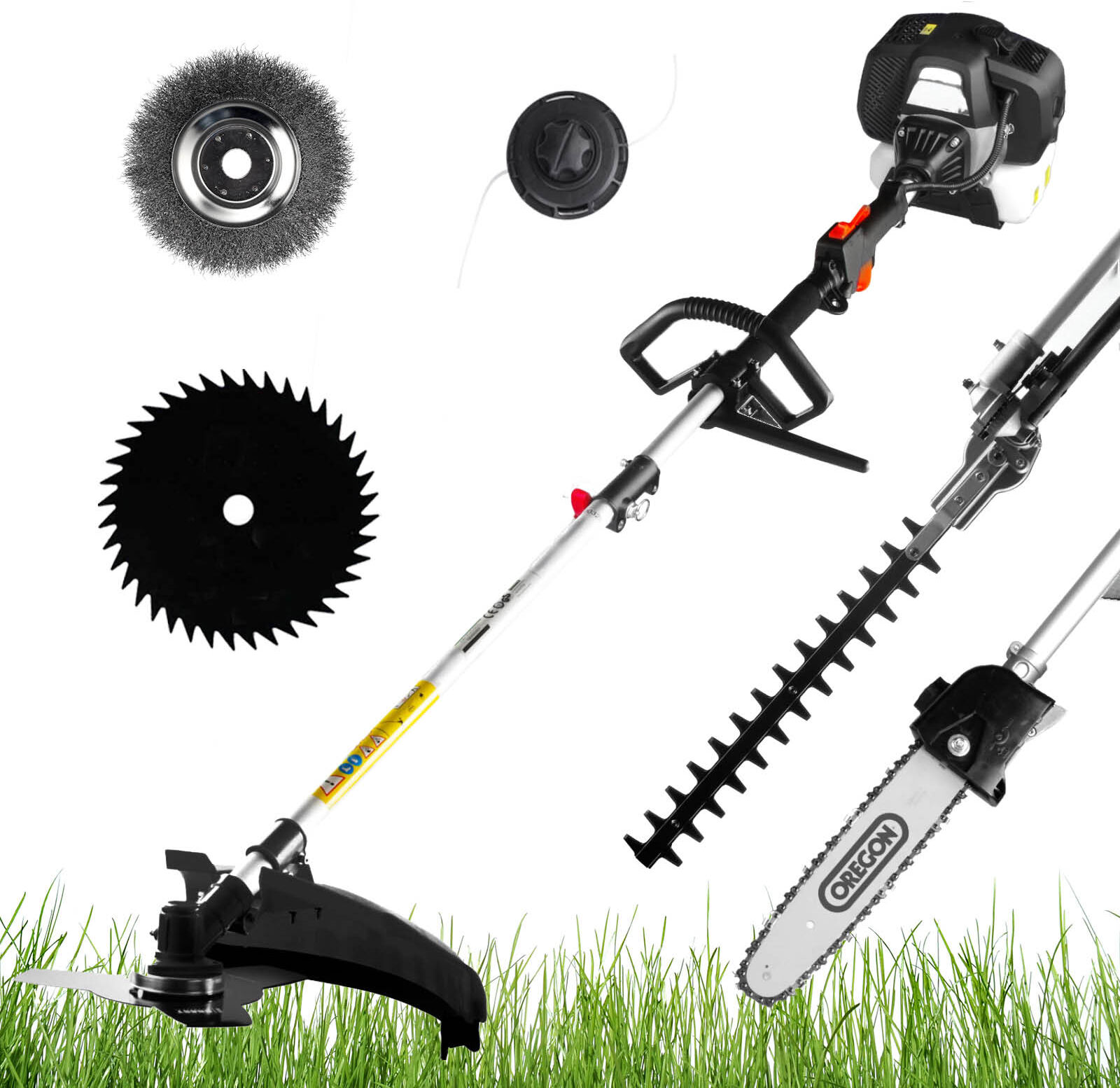 BRAST 6in1 Benzin Motorsense 2-Takt 5208