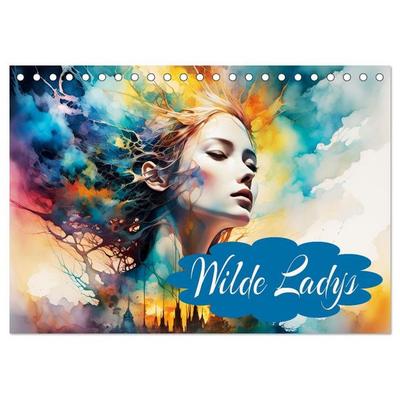 Wilde Ladys (Tischkalender 2027 DIN A5 quer), CALVENDO Monatskalender