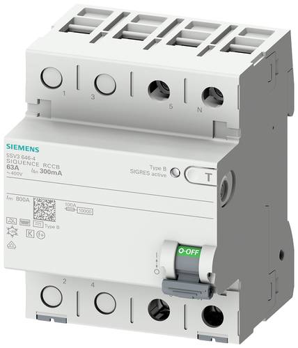 Siemens 5SV33224 5SV3322-4 Fehlerstrom-Schutzschalter B 2polig 25A 0.03A