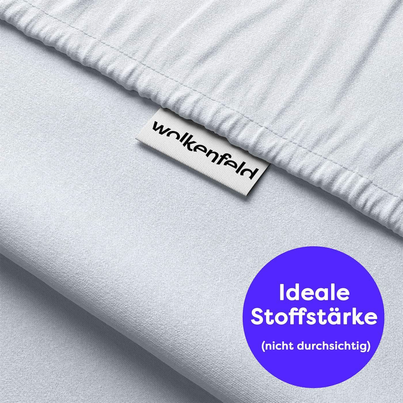 Bettwäsche WOLKENFELD "Allergiker Bettwäsche, unfassbar weich", weiss (weiß), B/L: 155cm x 200cm, 1 Stk., 1 Stk., Microfaser, B/L: 80cm x 80cm, 2 Stk., Microfaser, Obermaterial: 100% Polyester, Bettwäsche, Bettwäsche, 135x200 cm, 155x220 & Übergrössen I i