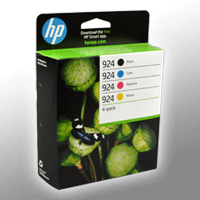 4 HP Tinten 6C3Z1NE 924 Multipack KCMY