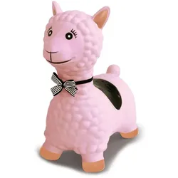 Jamara Hüpftier Lama rosa mit Pumpe