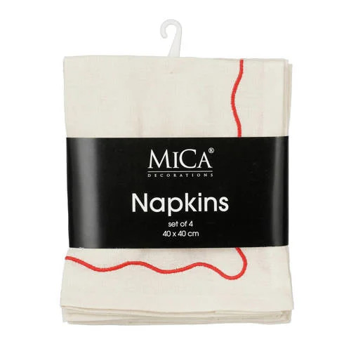 Mica Decorations servet set van 4