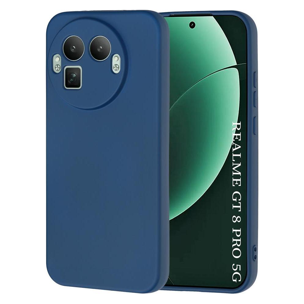 Techsuit - SoftFlex (Round Camera Cutout) - Realme GT 8 Pro - Navy Blue (Realme GT 8 Pro) (68668635)