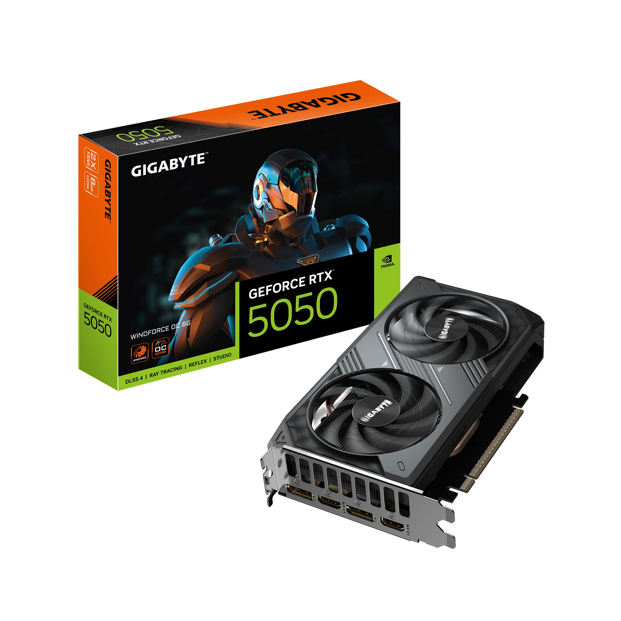 GIGABYTE GeForce RTX 5050 WINDFORCE OC Grafikkarte 8 GB