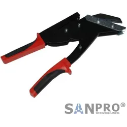 Sanpro, Bolzenschneider + Seitenschneider, Schieferschere / Faserzementschere 35mm mit Locher und stabilen Schneiden (35 mm)