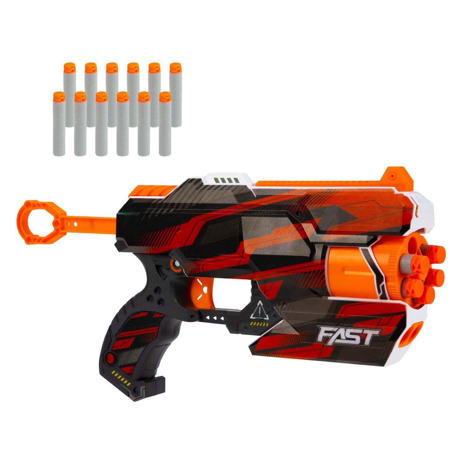 Toi-Toys Foam Strikex Launching Pistol Six-Shot Cyclone mit 12 Schaumstoffpfeilen (59838243)