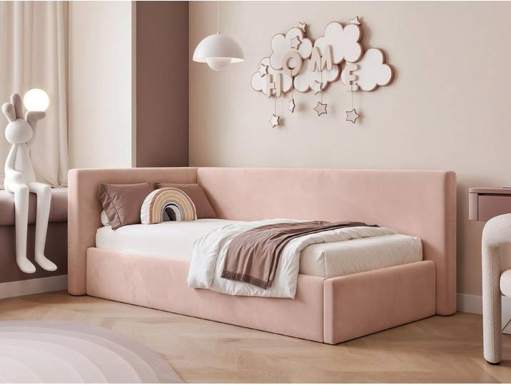 Compleo Kinderbett Boxspringbett, klassisches Design, 80/90/100/120x200 (Jugendbett mit Bettkasten), MADE IN EU, Ohne Matratze