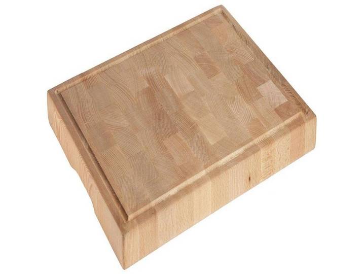 Contacto Schneidebrett Contacto Holzschneidbrett GN 1/1 aus 5 cm Buchenstirnholz