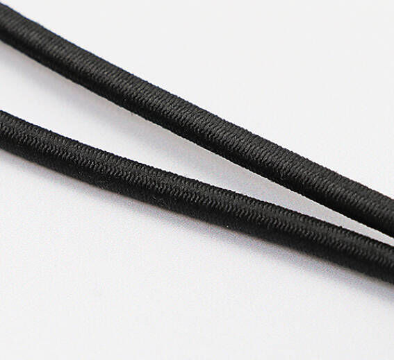 SPRINTIS 10 Unità - Corda elastica con gancio metallico nero   350 mm, lattice