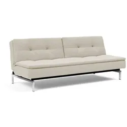 INNOVATION LIVING Schlafsofa Dublexo Chrom Stoff Beige Natural