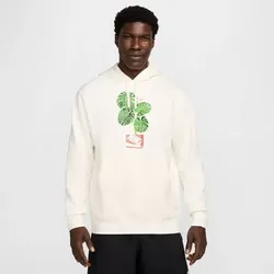 NIKE Herren Kapuzensweat Club, Größe M in Weiß SAIL