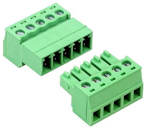 Donau Elektronik HNS381-05 Steckverbinder Polzahl 5 PA66, Messing, Stahl 8A 300V Geeigneter Leiterquerschnitt: 0,08mm² - 1,5mm²