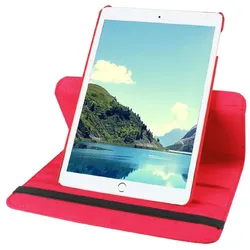 Schutzhülle für iPad Mini 1/2/3 Tablet Hülle Schutz Tasche Case Cover Rot 360 Grad drehbar Rotation Bumper