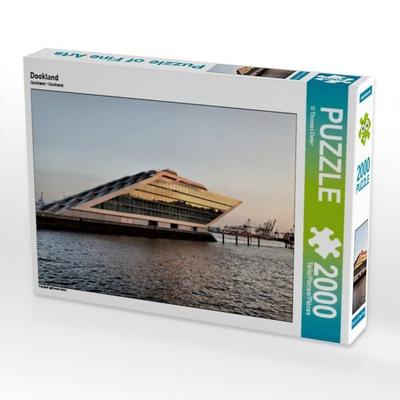 CALVENDO Puzzle Dockland | 2000 Teile Lege-Größe 90x67cm Foto-Puzzle für glückliche Stunden