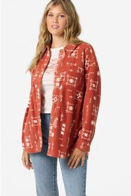 O'Neill s Rune Superfleece Long Sleeve Top in Aragon, Size Small, Polyester