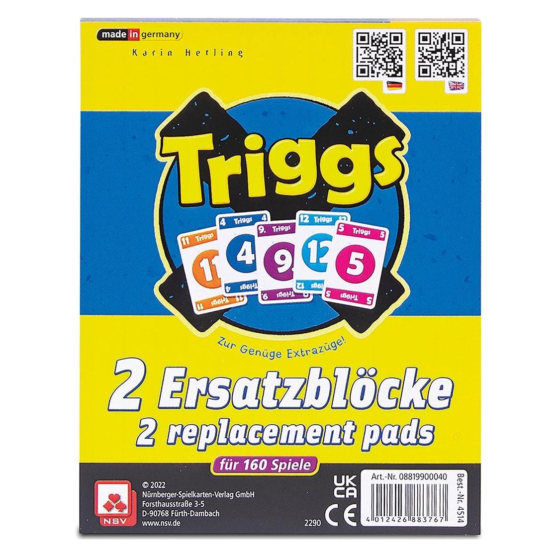 NSV Triggs Zusatzblöcke Blatt (Deutsch, 2 - 4 Spieler) (130014477)