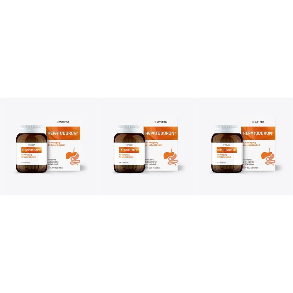 Hepatodoron Tabletten x3 3x200 St