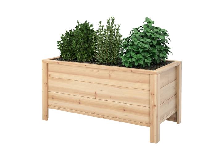 Hochbeet Holz 86 x 44 x 42 cm