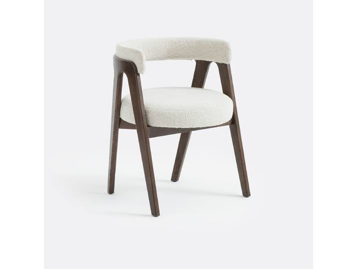 LA REDOUTE Fauteuil de table vintage, Valentina Beige Ecru