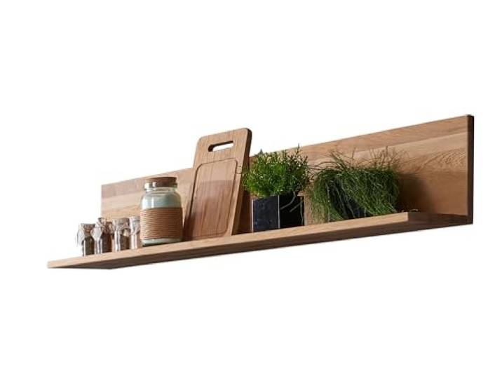 Woodroom Wandboard Mannar Wildeiche massiv geölt (170x24x22 cm)