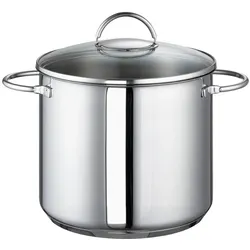 Schulte-Ufer Kg Suppentopf Ravenna 9l, Pfanne + Kochtopf, Silber