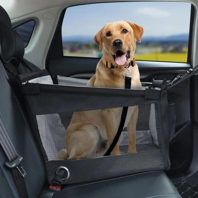 Uplift Picks Portable Dog Car Seat Carrier Waterproof Pet Travel Seat With Safety Mesh Protector black