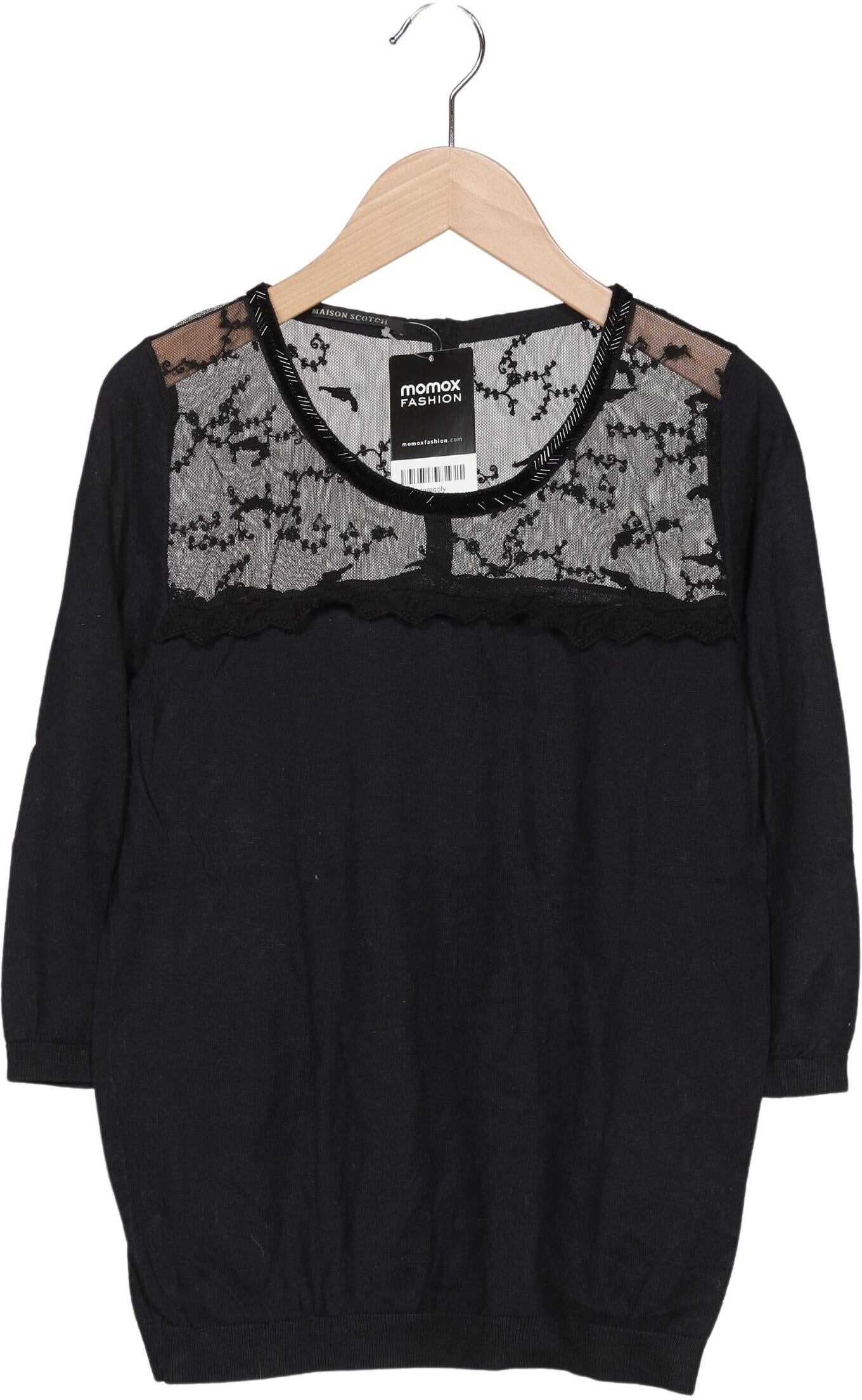 Maison Scotch Damen Pullover, Marineblau, Gr. EU 36 (Maison Scotch 1), Synthetik / Baumwolle - Second Hand