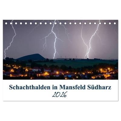 Schachtanlagen in Mansfeld Südharz (Tischkalender 2026 DIN A5 quer), CALVENDO Monatskalender