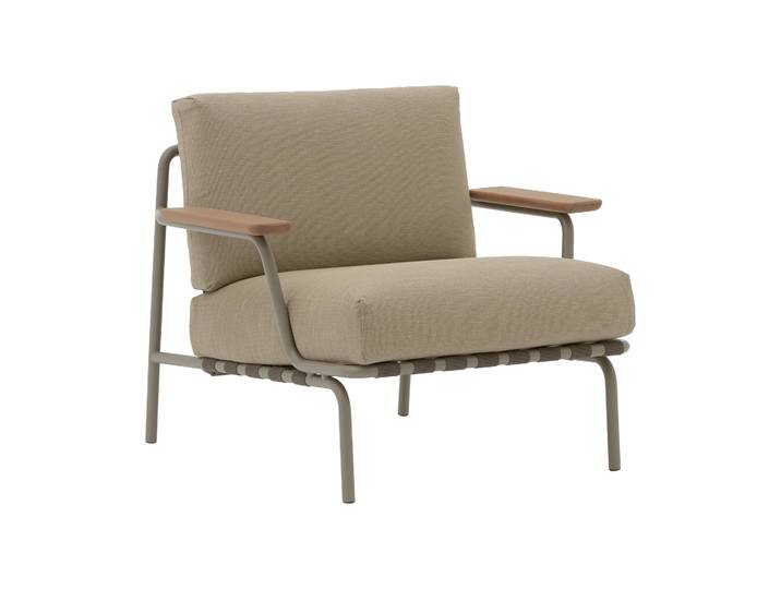 Muuto Settle Lounge Chair Loungesessel Ribbed Weave 5 Taupe