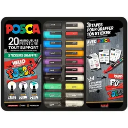Posca, Marker, Grafitti (20x)