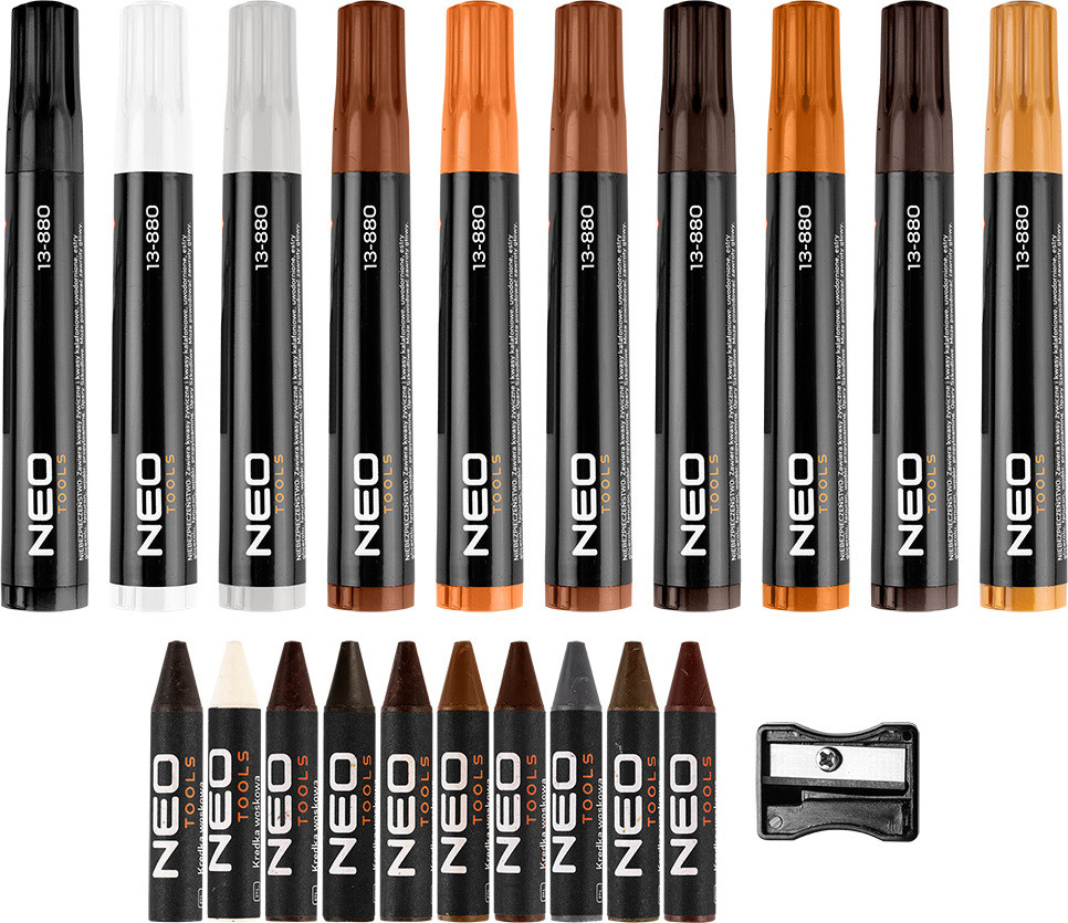 Neo Tools Set van 21 reparatiekrijtjes voor meubels