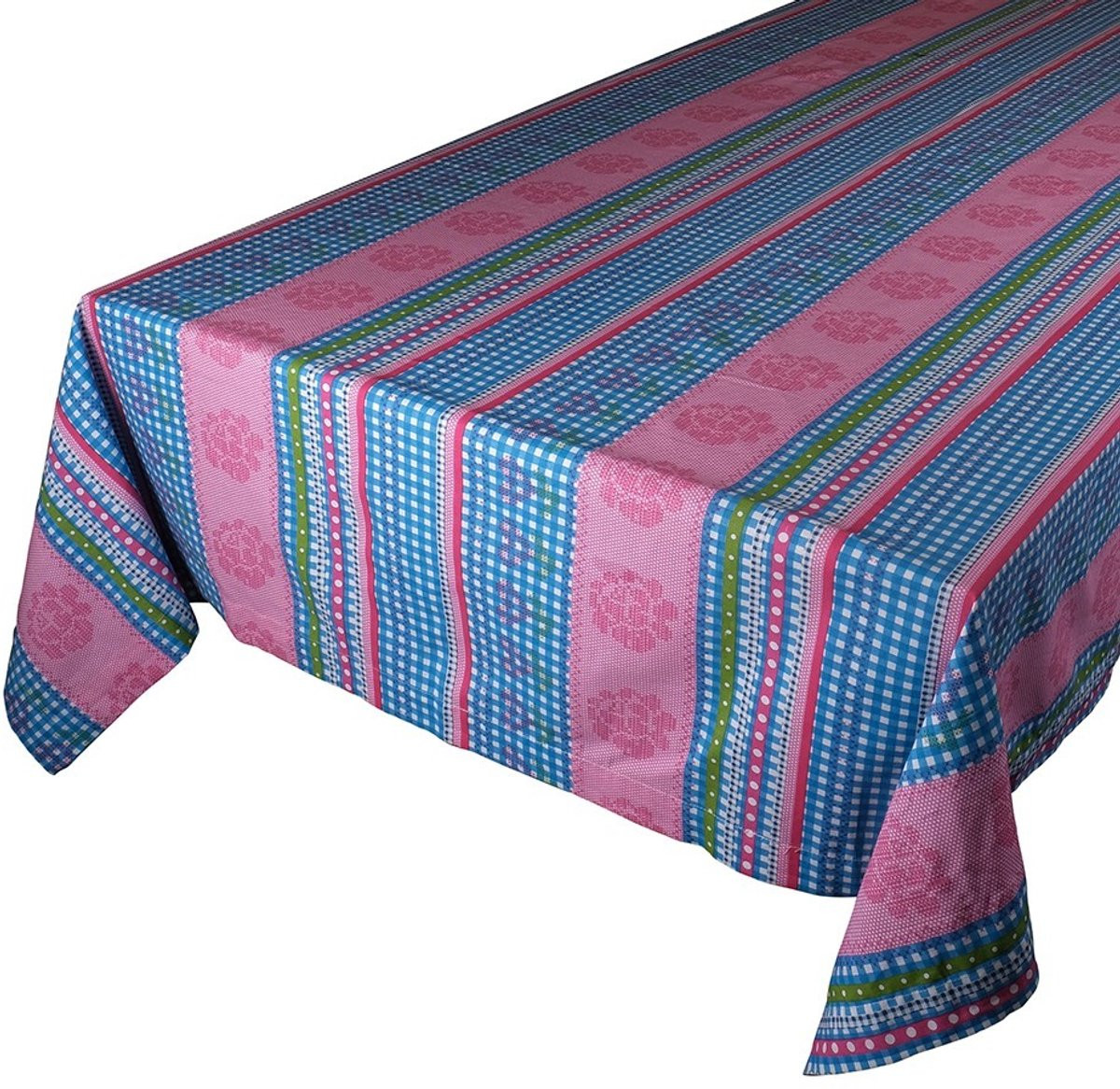 Lisa Tafelkleed Textiel blauw 140 x 250 cm