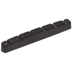 Graph Tech TUSQ XL 42mm Flat Bottom 12" Radius Nut, Gitarre Zubehör, Schwarz