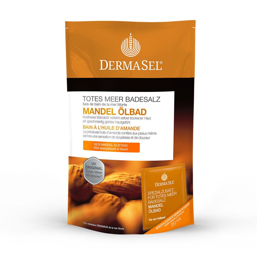 Dermasel Totes Meer Badesalz+Mandel SPA 420 g Kombipackung