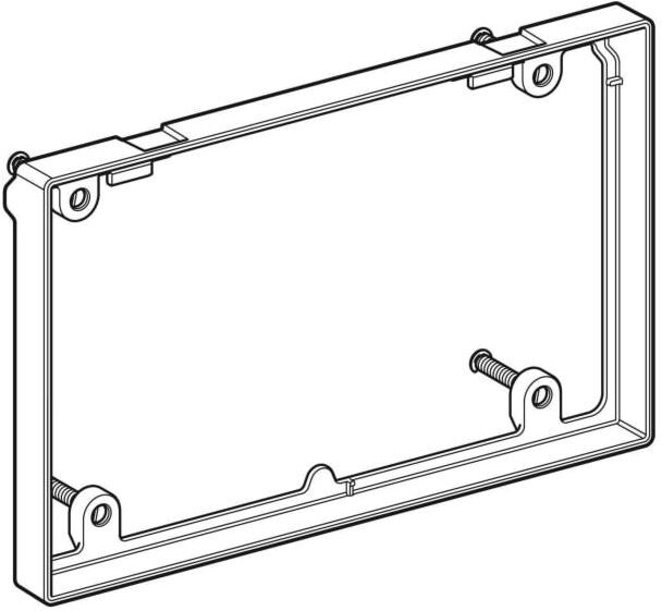 Geberit Ausgleichsrahmen Sigma60 242584001 eckig