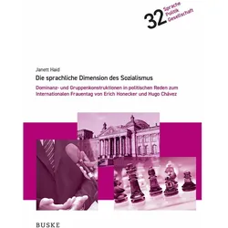 Die sprachliche Dimension des Sozialismus, Fachbücher von Janett Haid