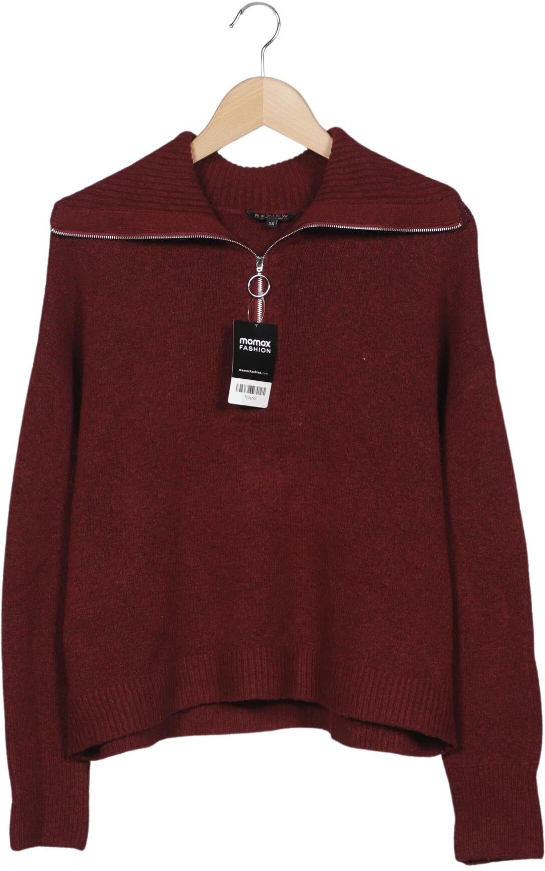 Review Damen Pullover, Bordeaux, Gr. XS, Wolle / Synthetik - Second Hand