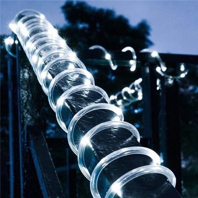 Uplift Essentials Elite Solar Powered Pipe Fairy String Lights white 39 Ft 100 Led