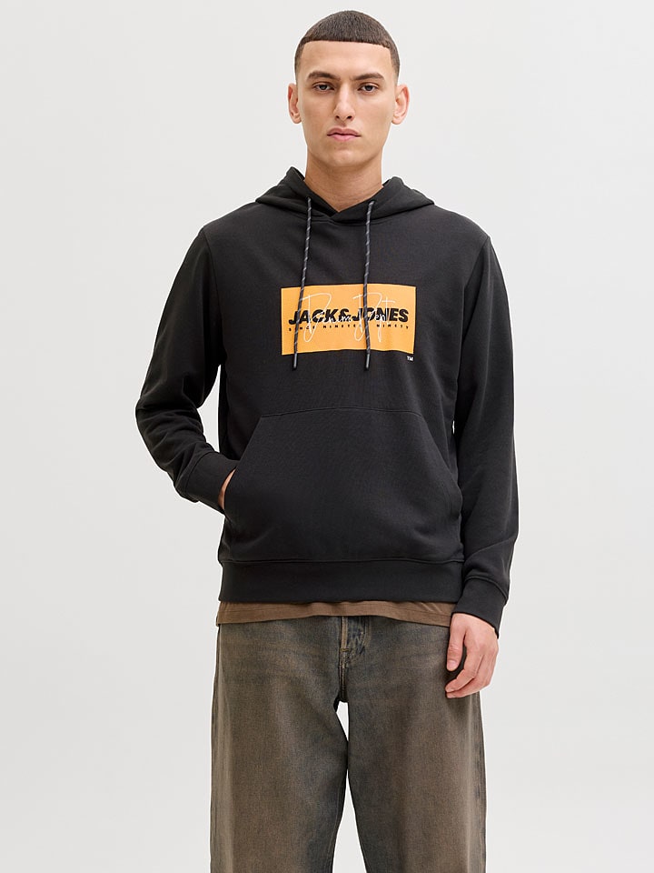 Jack & Jones Hoodie "Cole" in Schwarz - XL