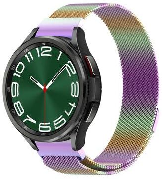 Everyday Crate Samsung Galaxy Watch 6 Classic Milanese Watch Band Magnetic Metal Watch Band colorful