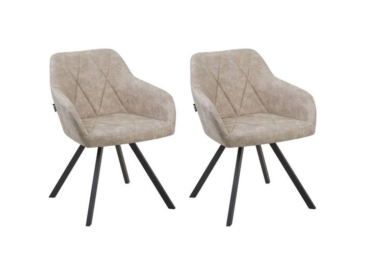 STUHL 2er-Set Polsterbezug Beige Monee