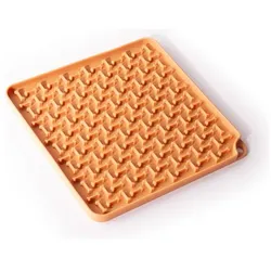 Martin Sellier Quadratisches Silikon-Leckmatte, Futternapf