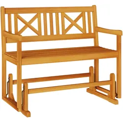 vidaXL 2-Sitzer Garten-Schaukelbank 110x59x97 cm Massivholz Akazie