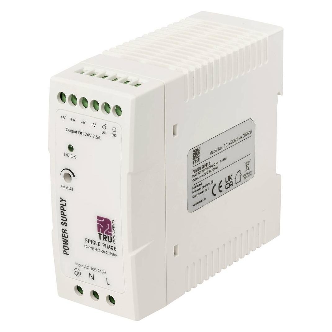 Tru Components TC-14382312 Hutschienen-Netzteil (DIN-Rail) Verbrauch (StandBy) 0 (TC-14382312)