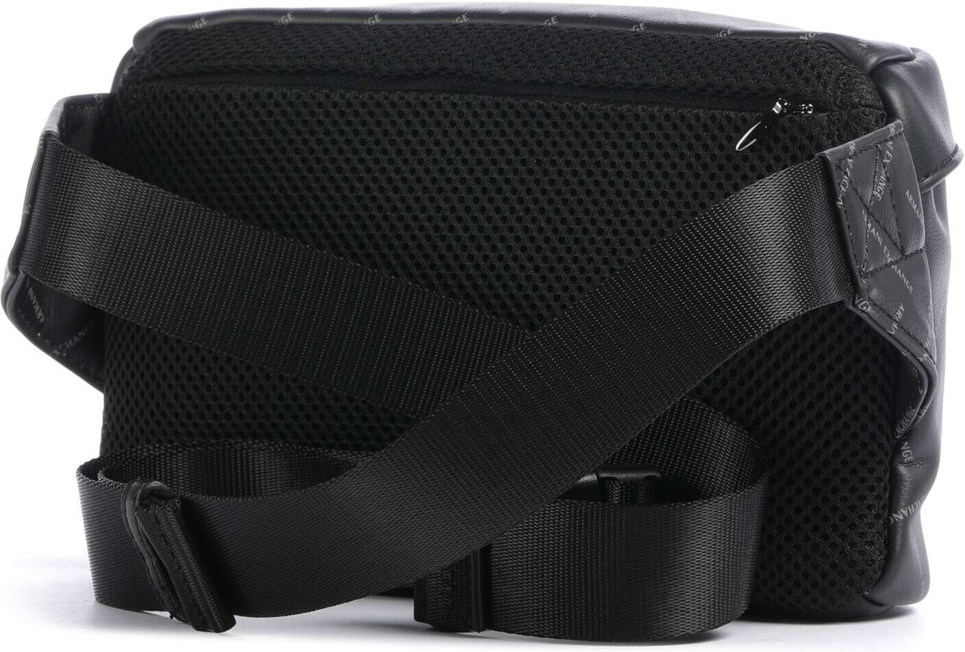 Armani Exchange Ginevra Printed Gürteltasche, schwarz
