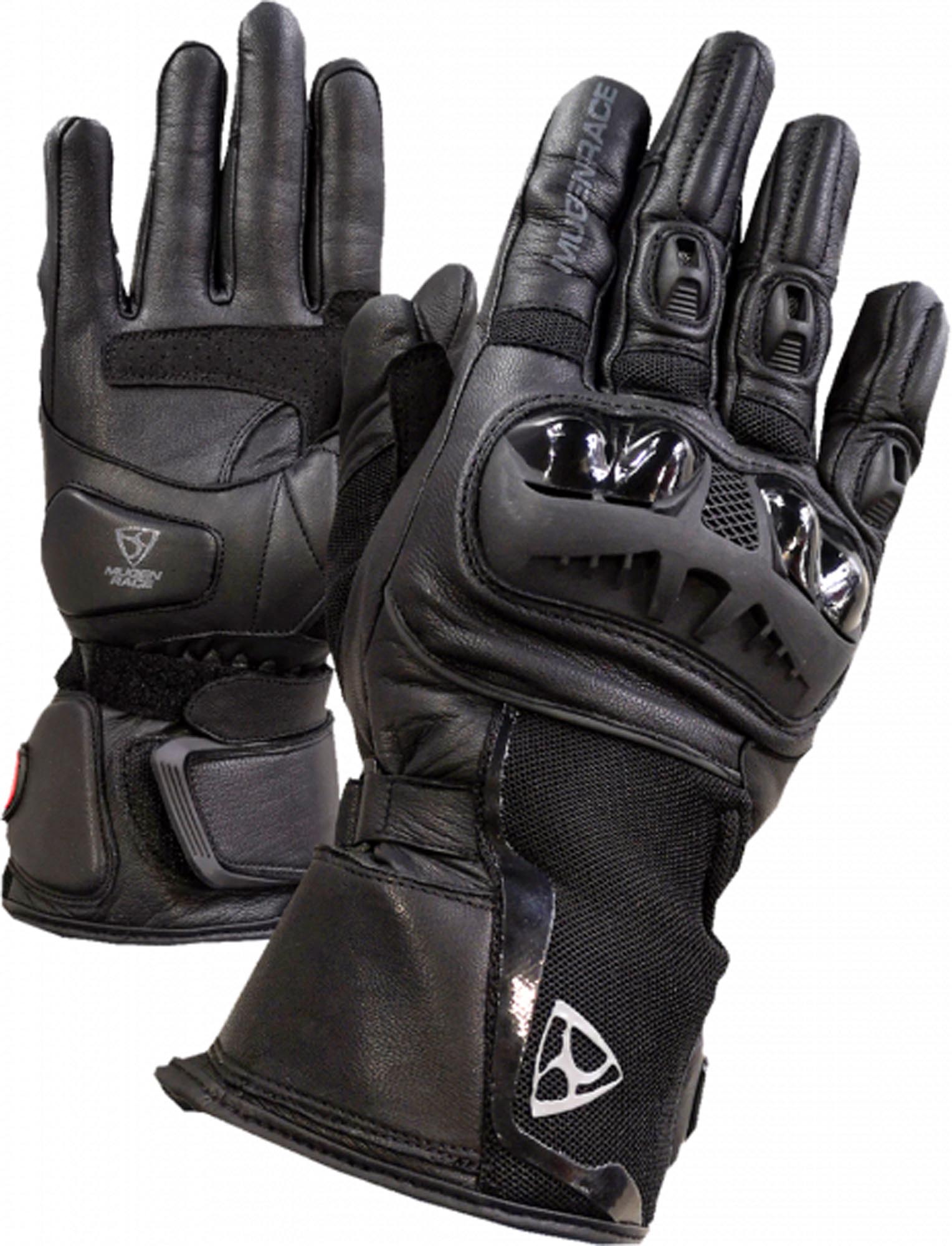 MUGENRACE Mak-I Touring Motorrad Handschuhe G-MNR-1967-BL-XS