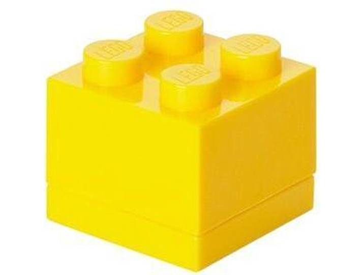 LEGO - Opbergbox Mini Brick 4 - Polypropyleen - Geel