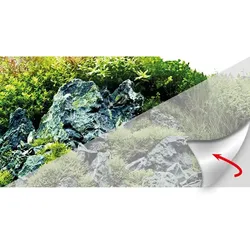 HOBBY Fotorückwand "Frosty" selbstklebend Aquariendekoration 120x50 Zentimeter