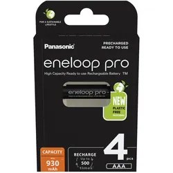 Panasonic eneloop pro (4 Stk., AAA, 930 mAh), Batterien + Akkus